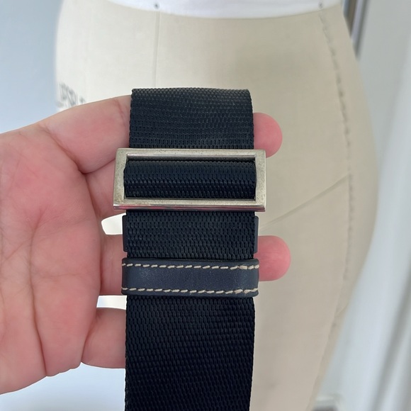 Prada Nylon Black Crossbody Bag Unisex Made in Italy Rounded Base - Picture 8 of 11